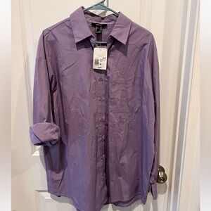 NWOT Forever 21 purple top size medium - tag removed never worn